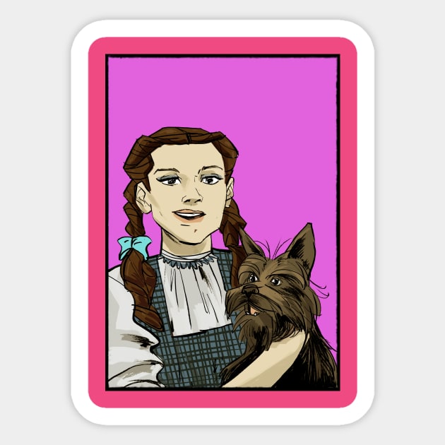 DOROTHY and TOTO Sticker by markodjeska